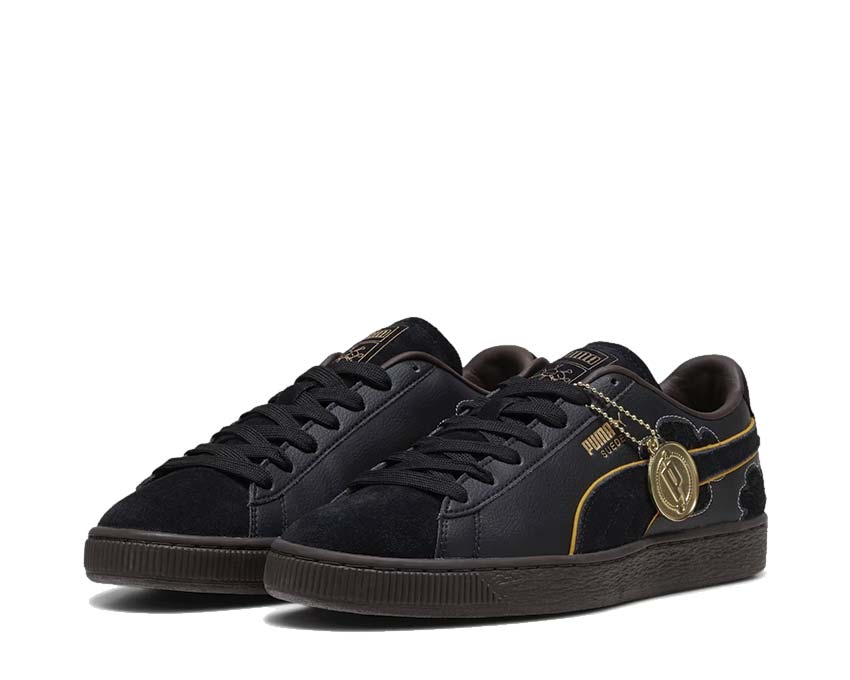 Puma One Piece Blackbeard Suede Black / Dark Chocolate 396525 01