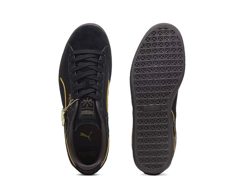 Puma One Piece Blackbeard Suede Black / Dark Chocolate 396525 01