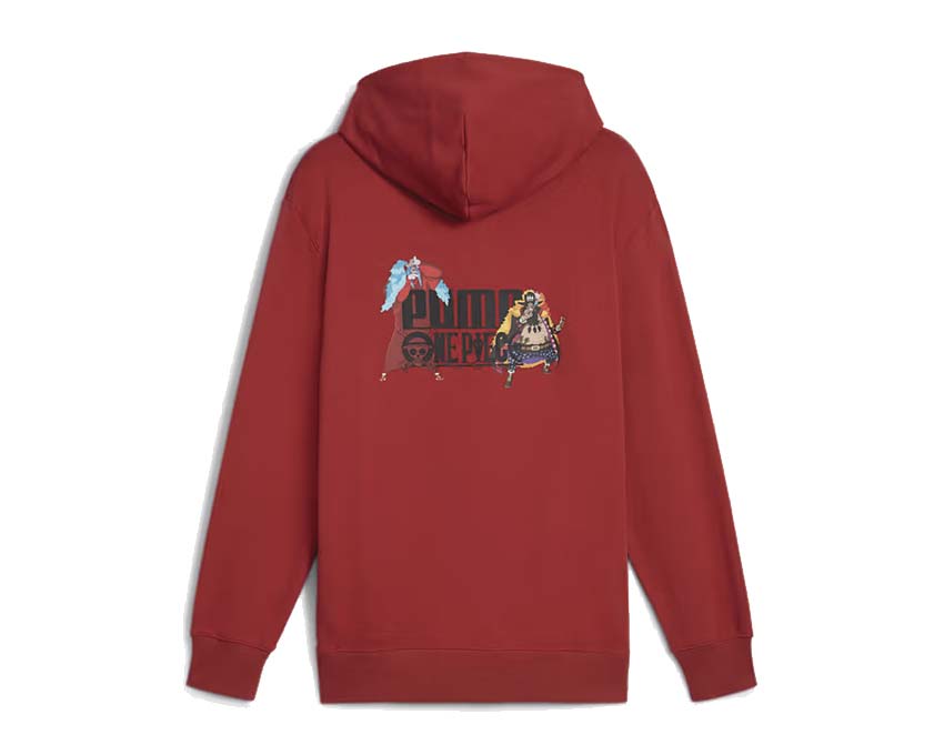 Puma One Piece Hoodie Club Red 624666 24