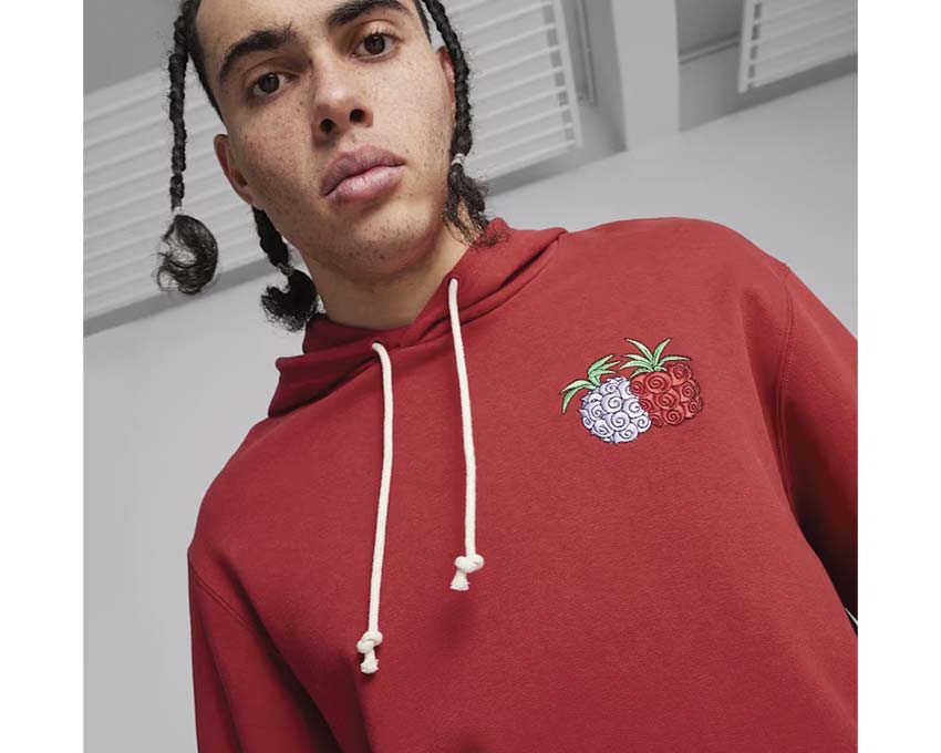 Puma One Piece Hoodie Club Red 624666 24