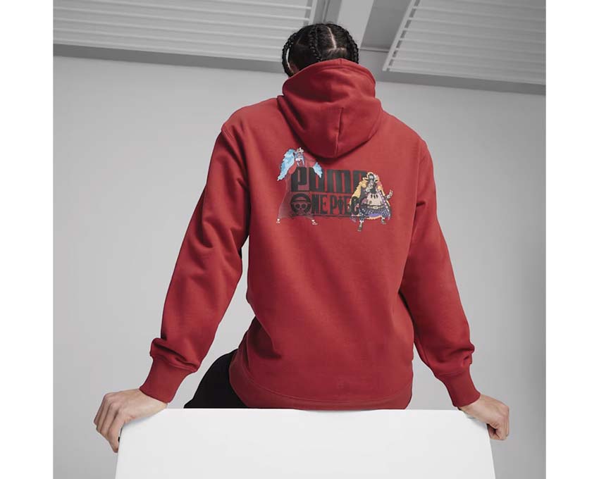 Puma One Piece Hoodie Club Red 624666 24
