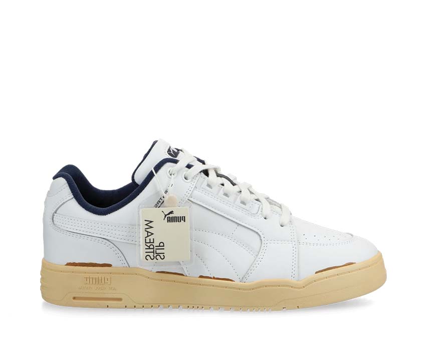 Puma lipstream Lo The Neverworn II White / New Navy - Light Straw 393137 01