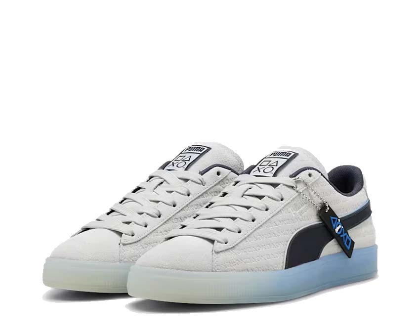  Playstation Suede Glacial Gray / New Navy 396246 01
