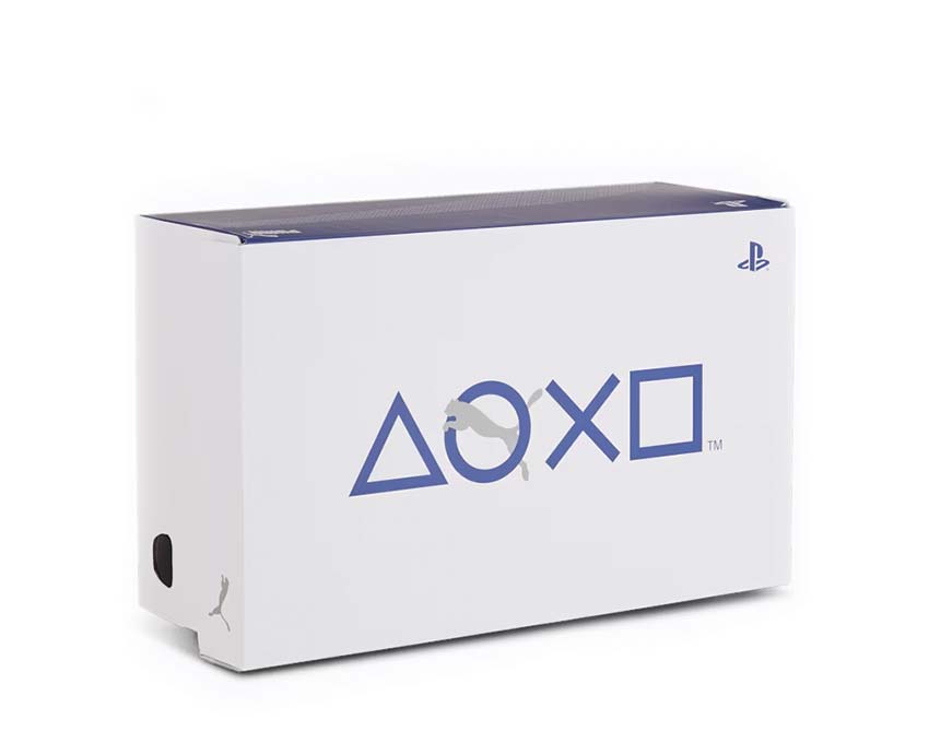  Playstation Suede Glacial Gray / New Navy 396246 01
