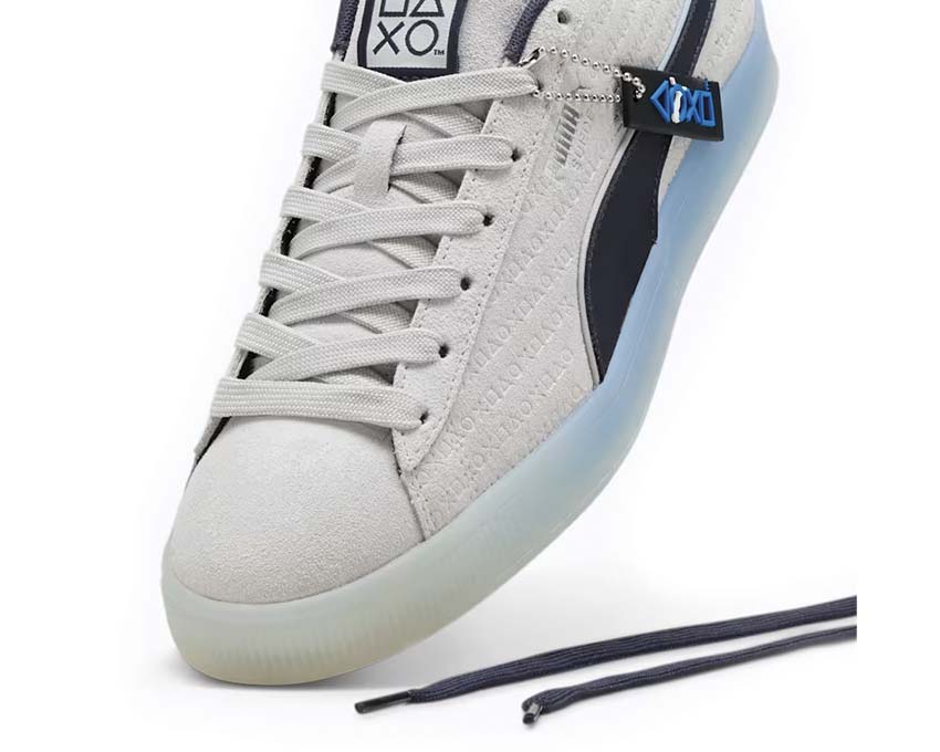  Playstation Suede Glacial Gray / New Navy 396246 01