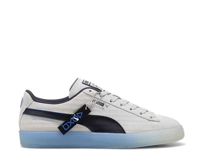  Playstation Suede Glacial Gray / New Navy 396246 01