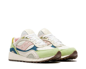 Saucony Shadow 6000 Green Multi vue latérale — amorti ProGrid