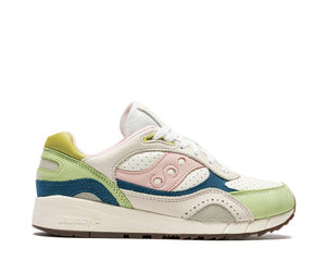 Saucony Shadow 6000 Green Multi — running homme tige mesh respirante