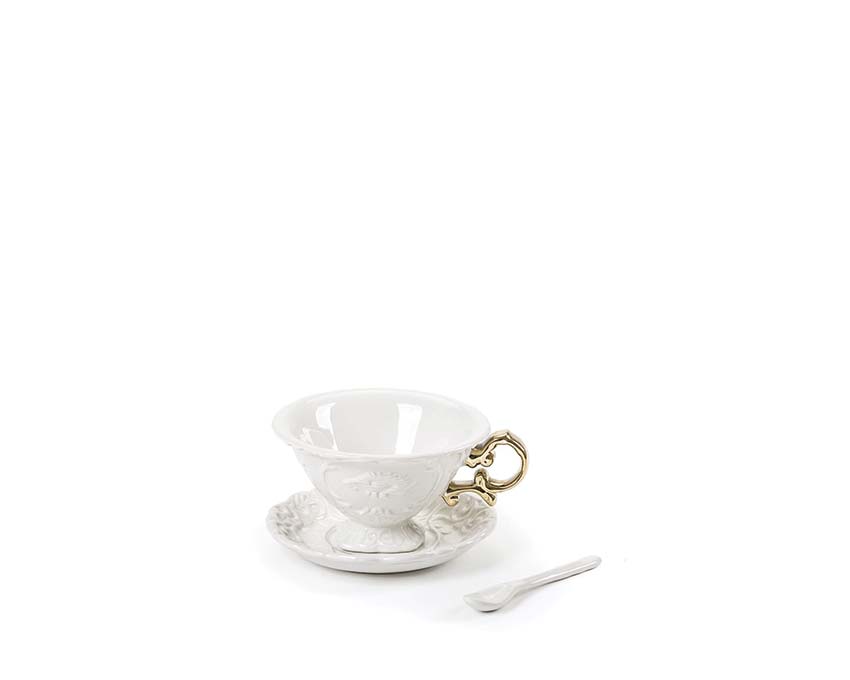 Seletti Selab Tea cup + saucer  + spoon Mugs