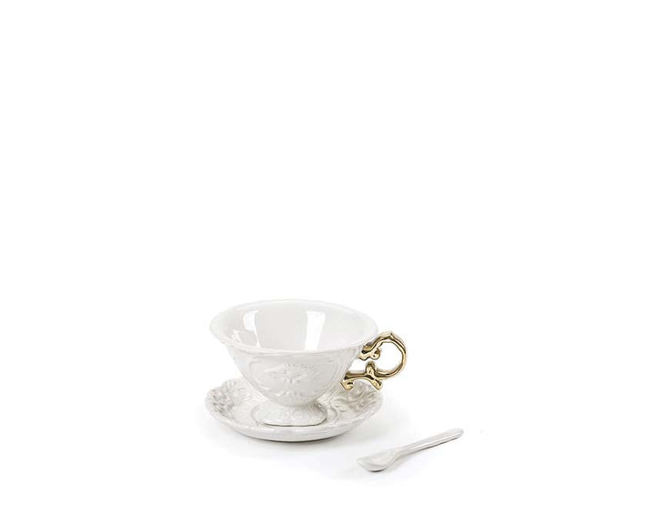 Seletti Selab Tea cup + saucer  + spoon Mugs