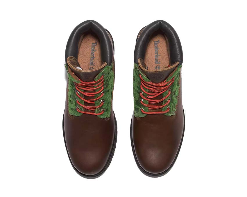 Timberland Heritage Black Pioneers 6 Inch Lace Waterproof Medium Brown FULL GR TB-0A2NU3EM4