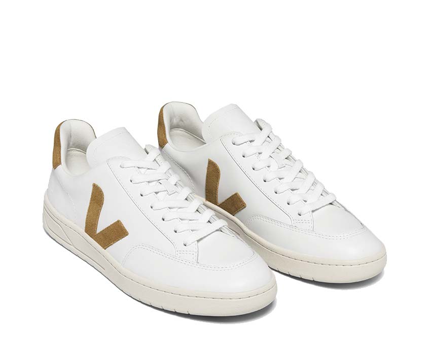 Veja V-12 Leather Extra White / Camel XD0202322B