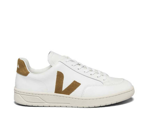 Veja V-12 Leather Extra White / Camel XD0202322B