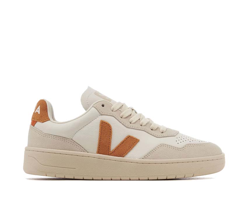 Veja VEJA panelled lace-up sneakers Bianco Extra White / Umber VD2003389A