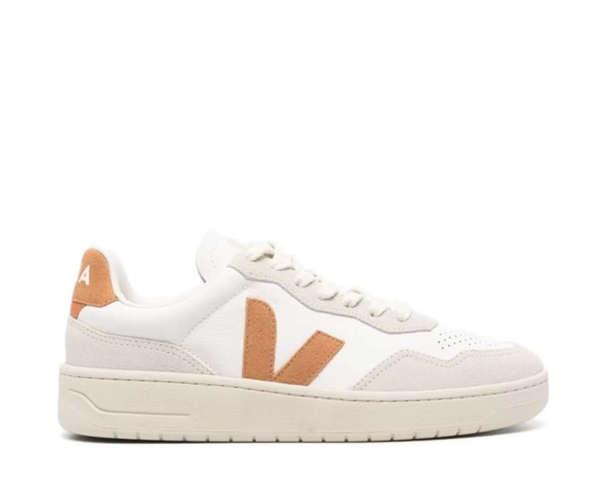 Veja V-90 O.T. Leather Extra White / Umber VD2003389B