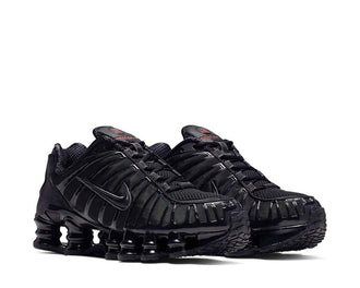 Nike Shox TL Black / Black - Metallic Hematite - Max Orange AR3566-002