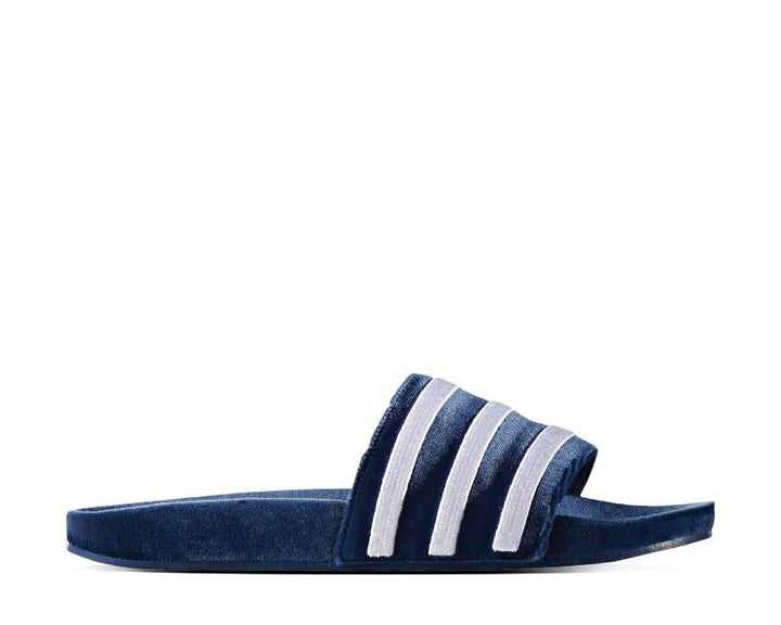 Adidas Adilette Slides Velvet Dark Blue BY9908