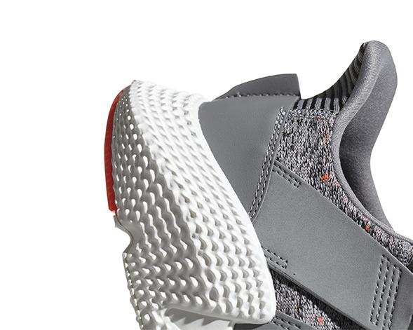 Adidas Prophere Grey Solar Red CQ3023 Online Sneaker Store NOIRFONCE