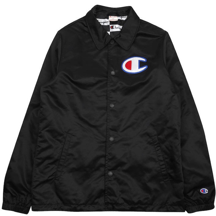 Champion Coach Jacket Black