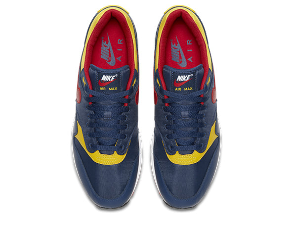 Nike Air Max 1 Premium Navy Red Sulfur 875844-403