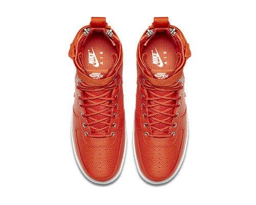 Nike sf air force store 1 mid team orange