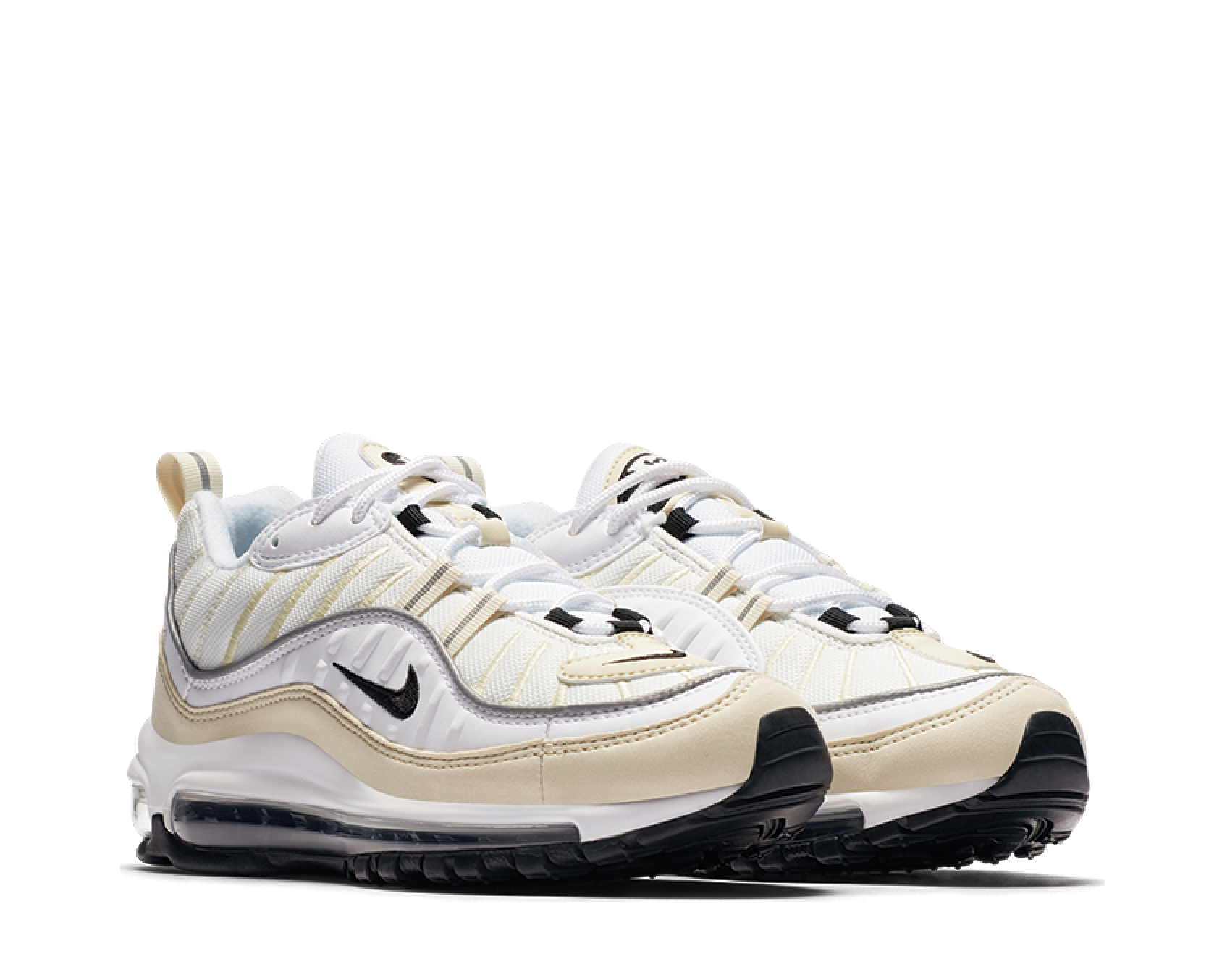 Nike air max 98 white fossil best sale