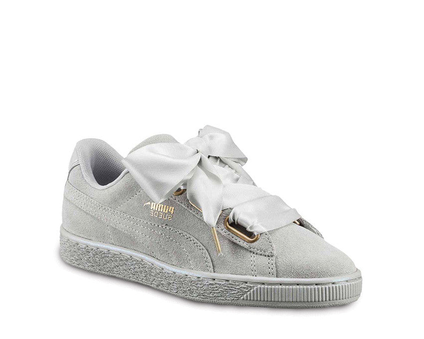 Puma Suede Heart Satin Grey