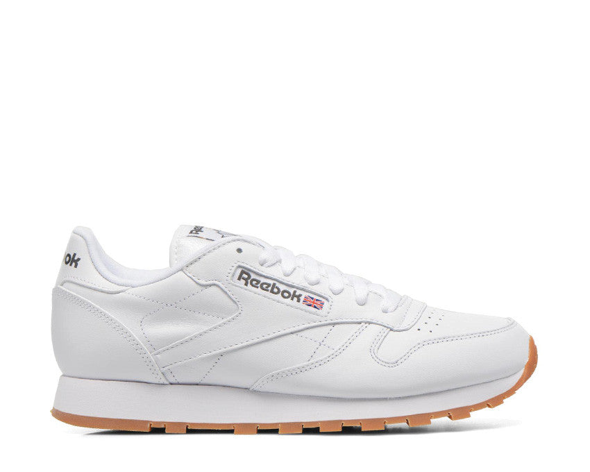 Reebok CL Leather White Gum 49799 noirfonce