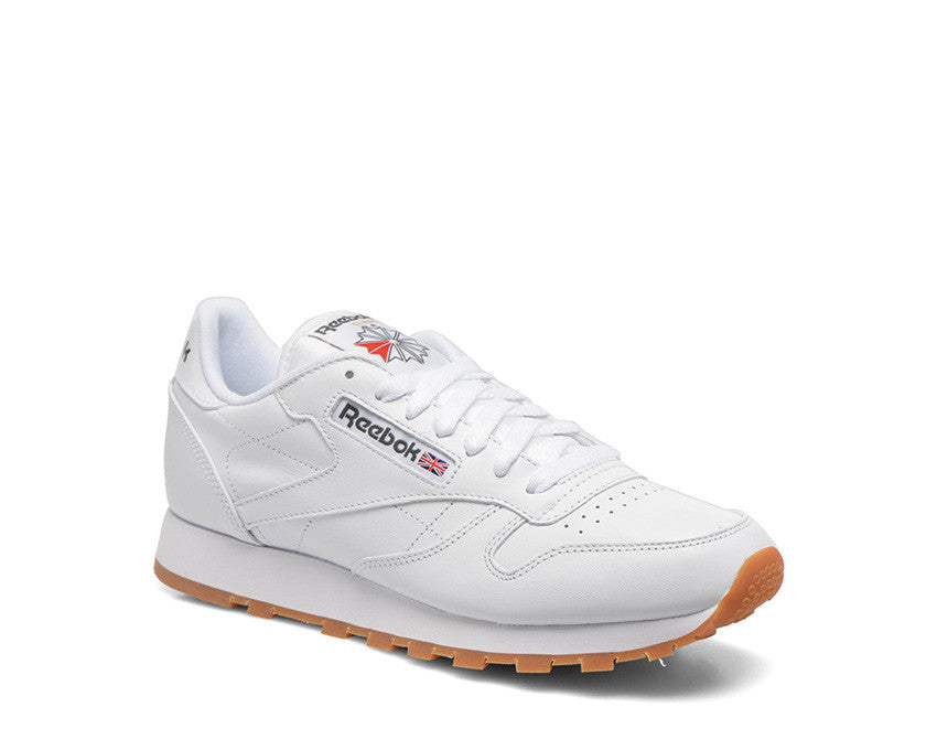 Reebok CL Leather White Gum 49799 noirfonce
