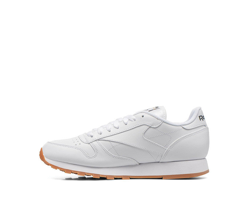Reebok CL Leather White Gum 49799 noirfonce