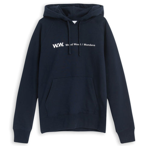 Wood Wood Raffi Hoodie Navy