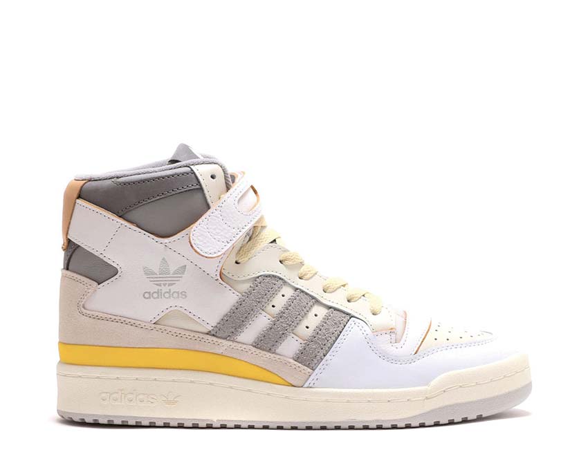 Adidas Forum 84 Hi White / Grey / Yellow GY5727