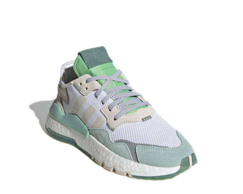 Adidas Nite Jogger W White / Aluminium / Green FV1329