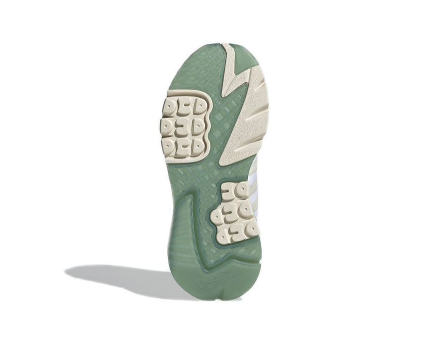 Adidas Nite Jogger W White / Aluminium / Green FV1329