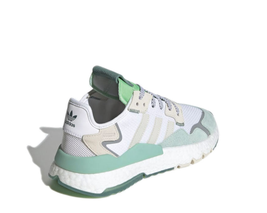 Adidas Nite Jogger W White / Aluminium / Green FV1329