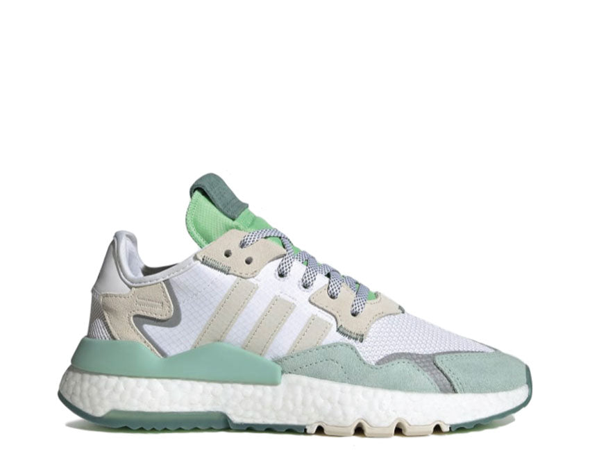 Adidas Nite Jogger W White / Aluminium / Green FV1329