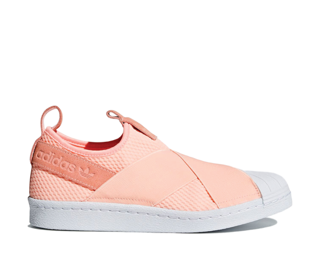 Superstar slip on salmon pink best sale