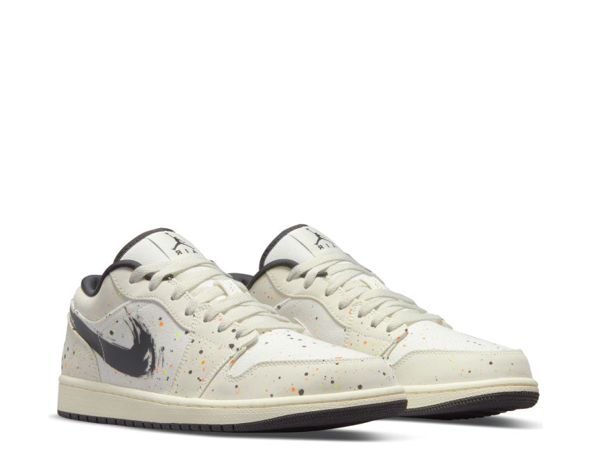 Air Jordan 1 Low SE Sail / Black - Total Orange - Electric Green DM3528-100