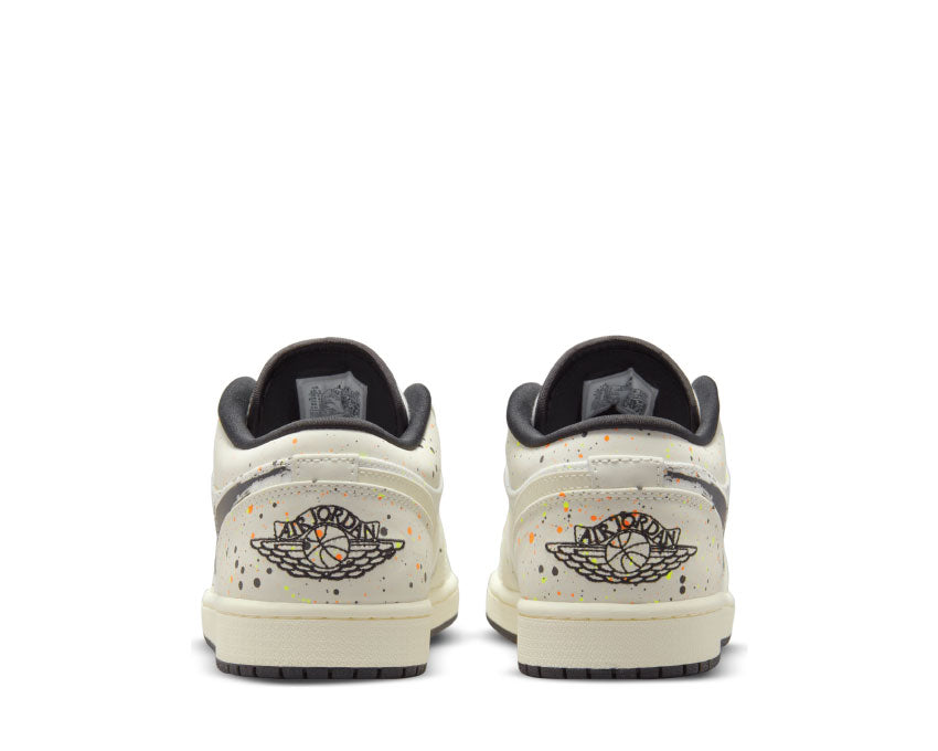 Air Jordan 1 Low SE Sail / Black - Total Orange - Electric Green DM3528-100