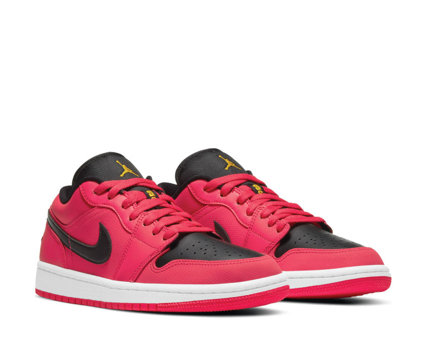 Air Jordan 1 Low Siren Red / Black &nbsp;- White - University Gold DC0774-600
