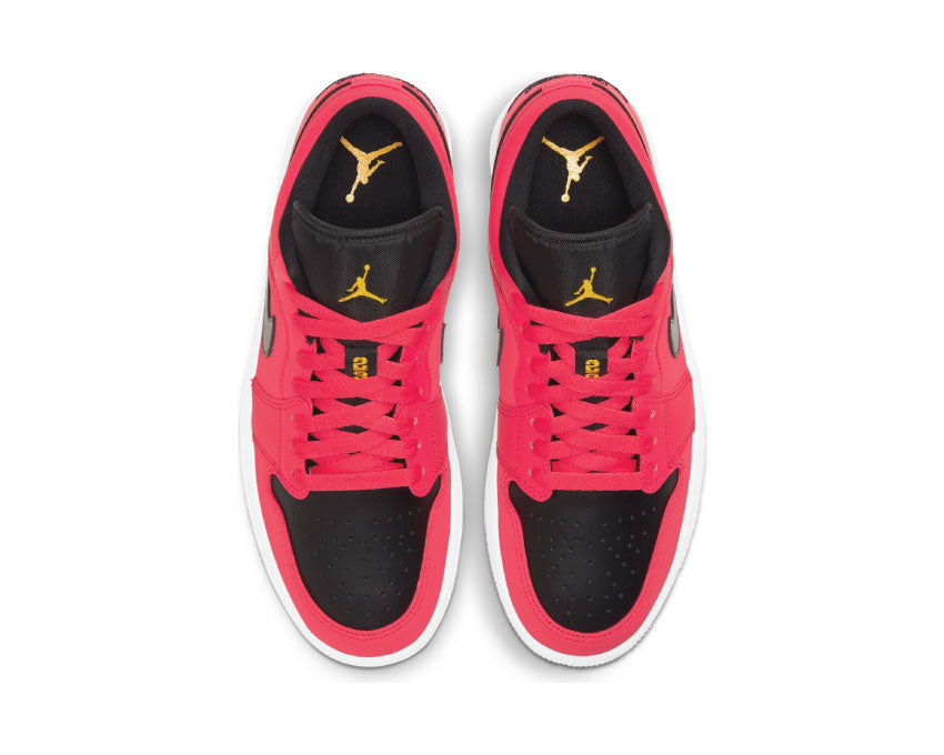 Air Jordan 1 Low Siren Red / Black &nbsp;- White - University Gold DC0774-600