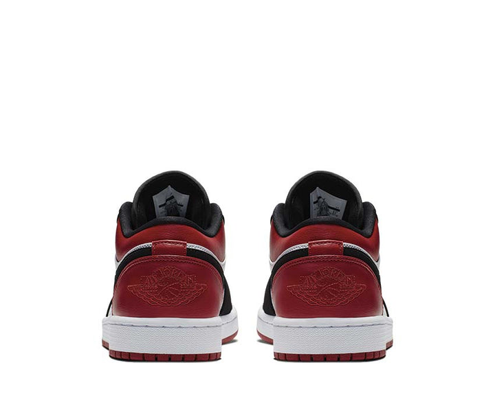 Jordan Air Jordan 1 Low White Black Gym Red 553558-116