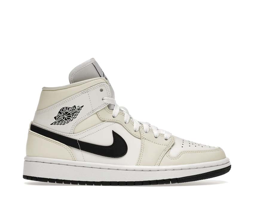 Air Jordan 1 Mid Coconut Milk / Black - Summit White BQ6472-121