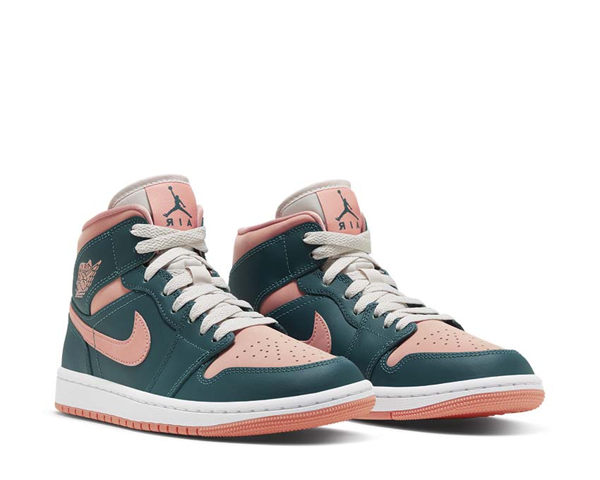 Air Jordan 1 Mid Dark Teal Green /&nbsp;Dark Teal Green BQ6472-308