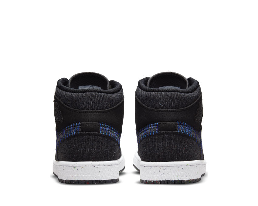 Air Jordan 1 Mid SE Black / Multi Color - Racer Blue - White DM3529-001