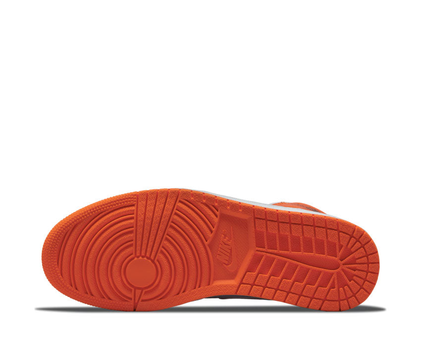 Air Jordan 1 Mid SE Electro Orange / Black - White DM3531-800