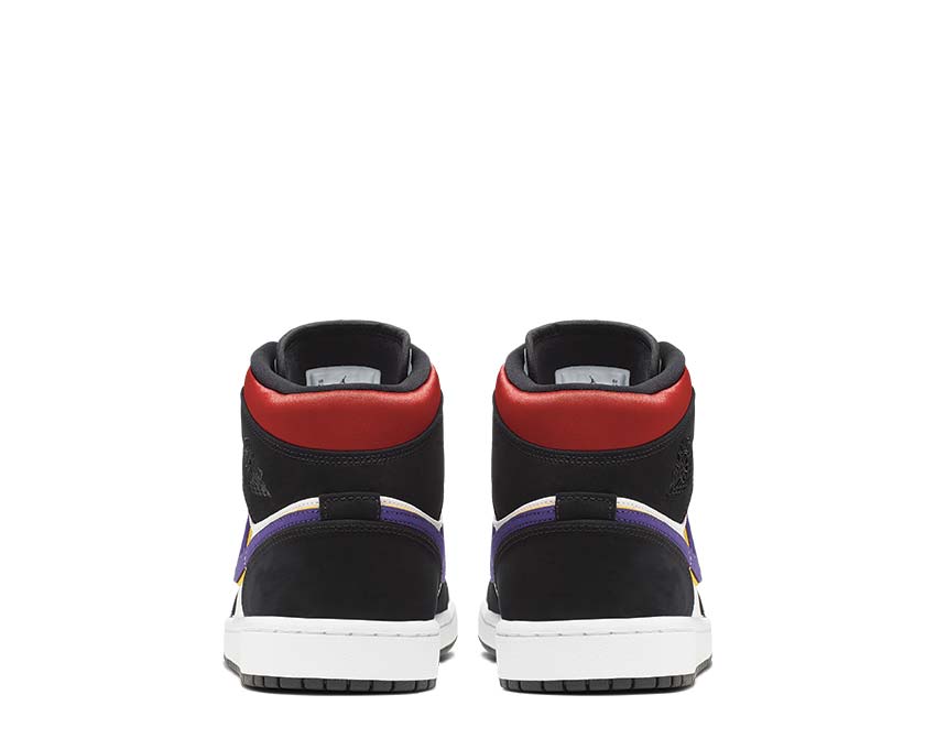 Air Jordan 1 Mid SE Field Purple/White-Gym Red 852542-005