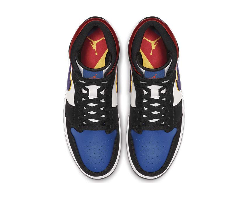 Air Jordan 1 Mid SE Field Purple/White-Gym Red 852542-005