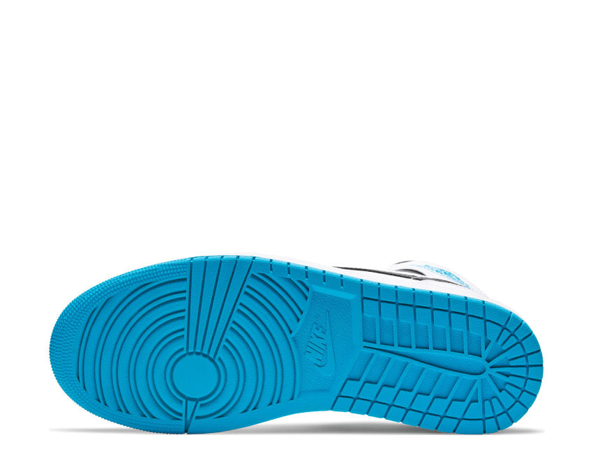 nike air jordan 1 mid laser blue