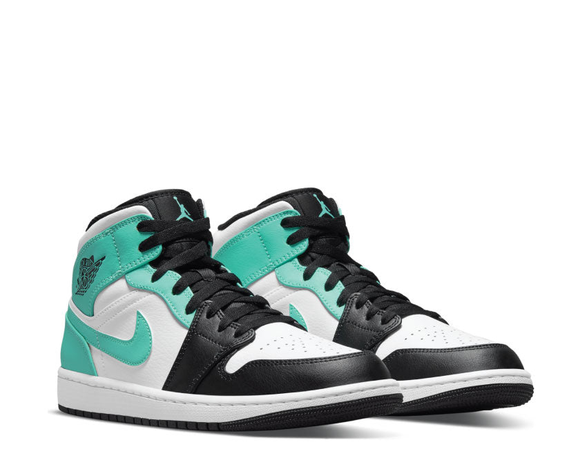 Air Jordan 1 Mid White / Tropical Twist - Black 554724-132